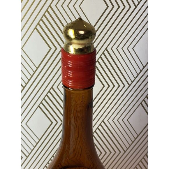 House of Koshu Vintage Japan Amber Genie Style‎ Round Liquor Bottle Bar Man cave - Picture 2 of 13